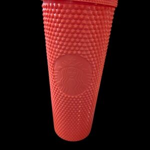 Starbucks Bold Red Studded Tumbler